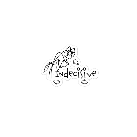 Indecisive Flowers Sticker